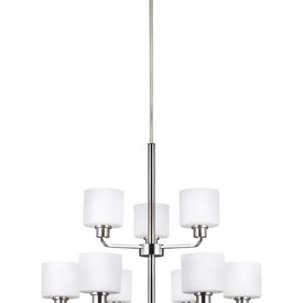 Canfield Nine-Light Two-Tier Chandelier