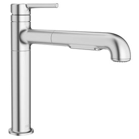 Studio S Single Handle Pull-Out Dual-Spray Kitchen Faucet - Stainless Steel