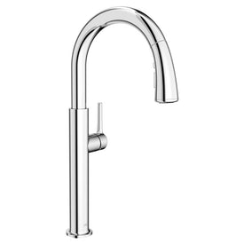 Studio S Single Handle Pull-Down Dual-Spray Kitchen Faucet - Polished Chrome