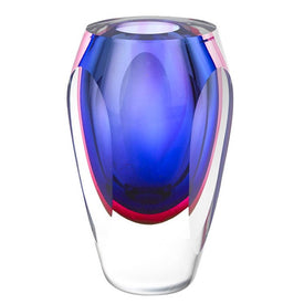 Rimini Violet Murano-Style Art Glass 6" Vase