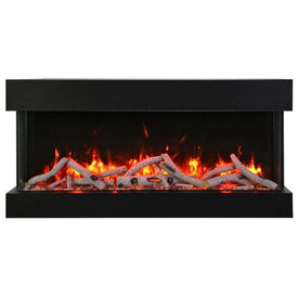 Tru-View 50" Three-Sided Glass Electric Fireplace Built-In Only