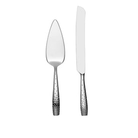 Dazzle 18/10 Stainless Steel Cake and Knife Server Set
