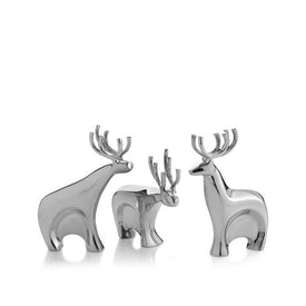 Dasher Holiday Reindeer Figurines Set of 3