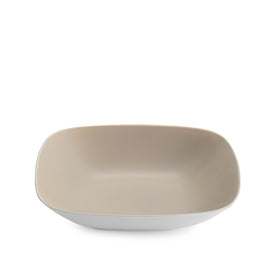 Pop Soft Square Serving Bowl in Sand