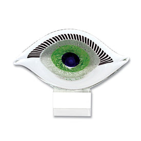 Visionary Good Luck Murano-Style Art Glass Eye Centerpiece