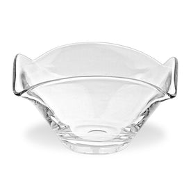 Jazz Square Wavy European Mouth-Blown Crystal Fruit Bowl