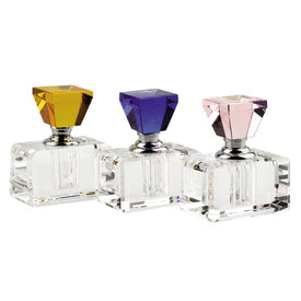 Rainbow Crystal Perfume Bottles Set of 3