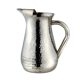 Hammered Stainless Steel 48 oz Water Pitcher