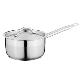 Hotel 1.7-Quart 6.25" 18/10 Stainless Steel Covered Casserole Dish
