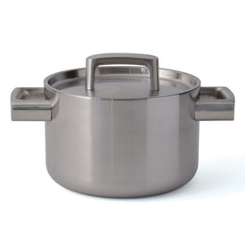 Ron 7" 18/10 Stainless Steel Five-Ply Covered Casserole