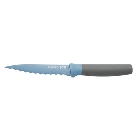 Leo 4.5" Stainless Steel Serrated Utility Knife