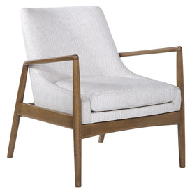 Bev White Accent Chair by Matthew Williams