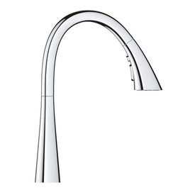 Zedra/Ladylux Single Handle Pull-Down Kitchen Faucet with Three-Function Spray Head