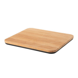 Ron 10.25" Two-Sided Bamboo and Polypropylene Cutting Board