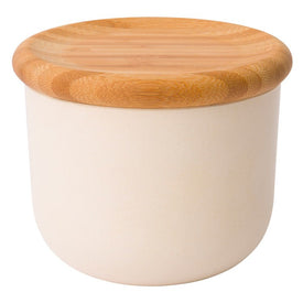 Leo 0.63-Quart 5.75" Covered Canister with Bamboo Lid