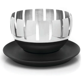 Zeno 18/10 Stainless Steel Fruit Bowls Two-Piece Set