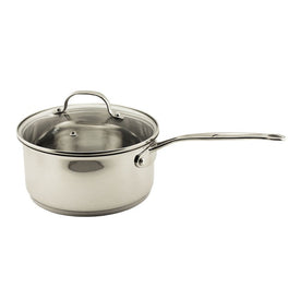 EarthChef 3-Quart 18/10 Stainless Steel Covered Saucepan