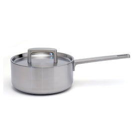 Ron 7" 18/10 Stainless Steel Five-Ply Covered Saucepan