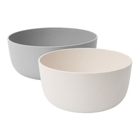 Leo Bamboo Serving Bowls Two-Piece Set
