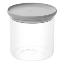 Leo 5" Glass Food Container with Spoon