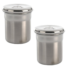 Essentials Two-Piece 18/10 Stainless Steel Salt and Pepper Set