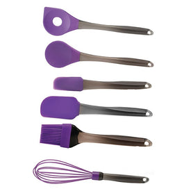 Geminis Purple Silicone Tools Six-Piece Set