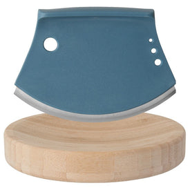 Leo Two-Piece 6.25" Bamboo Herb Cutter Set