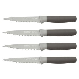 Leo 4.5" Stainless Steel Steak Knives Set of 4