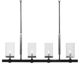 Humboldt Four-Light Linear Chandelier by Kalizma Home