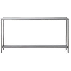 Hayley Silver Console Table by Grace Feyock