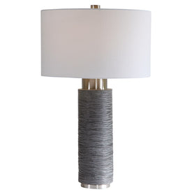 Strathmore Stone Gray Table Lamp by David Frisch