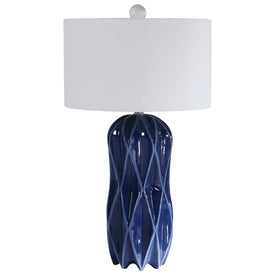 Malena Blue Table Lamp by Renee Wightman