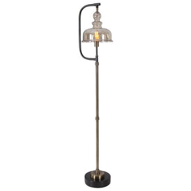 Elieser Industrial Floor Lamp by Matthew Williams