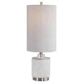 Elyn Glossy White Accent Lamp by David Frisch