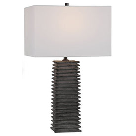 Sanderson Metallic Charcoal Table Lamp by Billy Moon