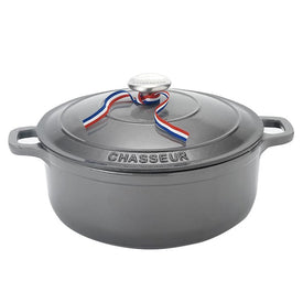 Chasseur French 5.25-Quart Enameled Cast Iron Round Dutch Oven