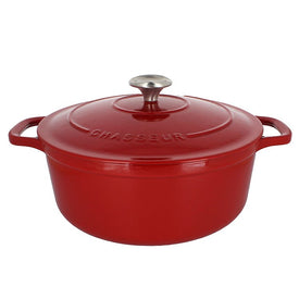 Chasseur French 6.25-Quart Enameled Cast Iron Round Dutch Oven