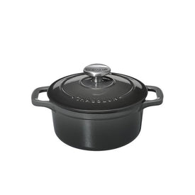 Chasseur French 1.9-Quart Enameled Cast Iron Round Dutch Oven