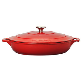 Chasseur French 2.6-Quart Enameled Cast Iron Braiser with Lid