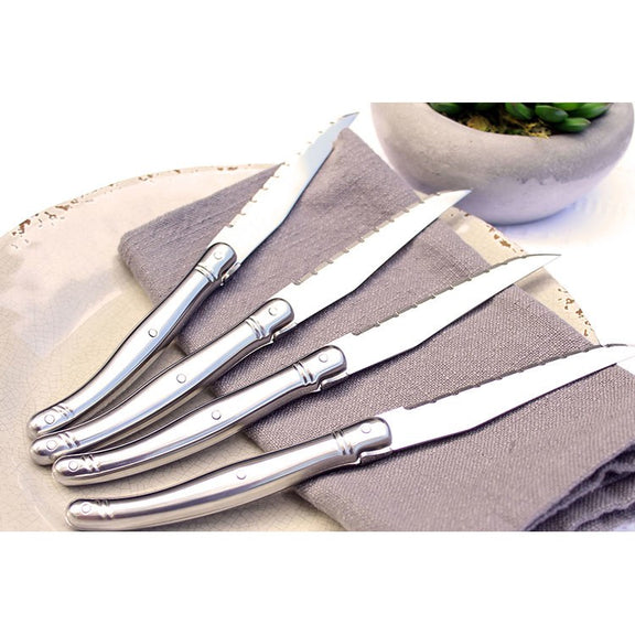 French Home LG014 Laguiole Knife Set Riverbend Home   764653 3 576x 