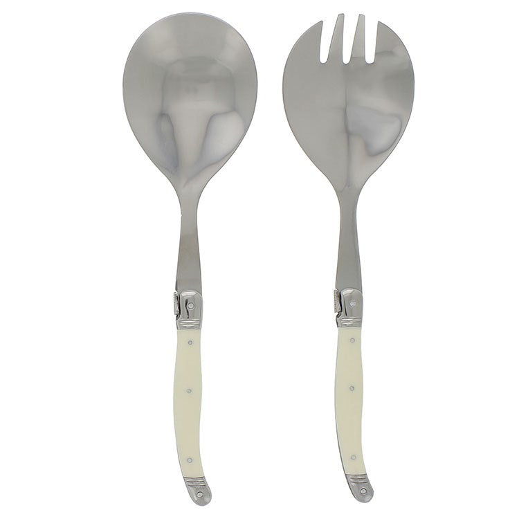 Laguiole Ivory Salad Servers Two-Piece Set