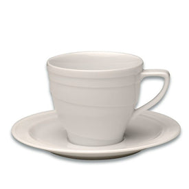 Essentials Hotel 6 oz Porcelain Coffee Cup and Saucer