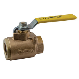77-100 Series 1/4" Full Port Bronze Ball Valve with Mounting Pad