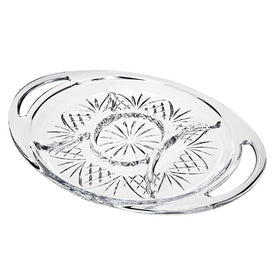Dublin Three-Section Handled Serving Tray