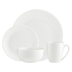 Alora Plain Sixteen-Piece Dinnerware Set