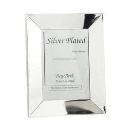 8" x 10" Silver-Plated Photo Frame with Easel Back