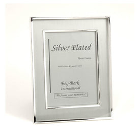 5" x 7" Silver-Plated Photo Frame with Easel Back