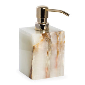 Marble Bath Soap Dispenser - Green Onyx - OPEN BOX