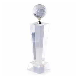 11.5" Crystal Fairway Trophy with Crystal Golf Ball