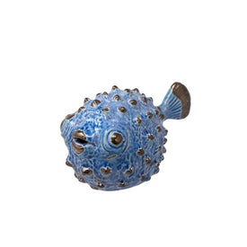 5.5" Ceramic Blowfish Figurine
